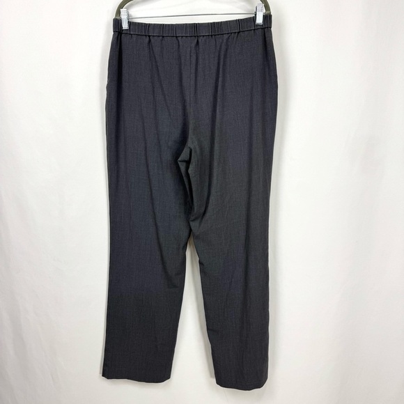 Dana Bachman Women’s Size 12 Grey Pull On Dress Pants Straight Leg Rayon Blend - Picture 4 of 10
